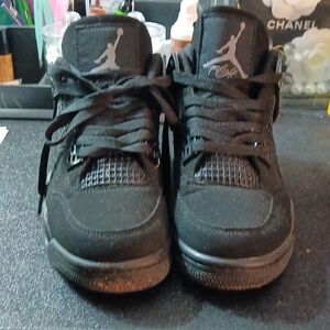 Boys Black Sneakers, Worn Once.